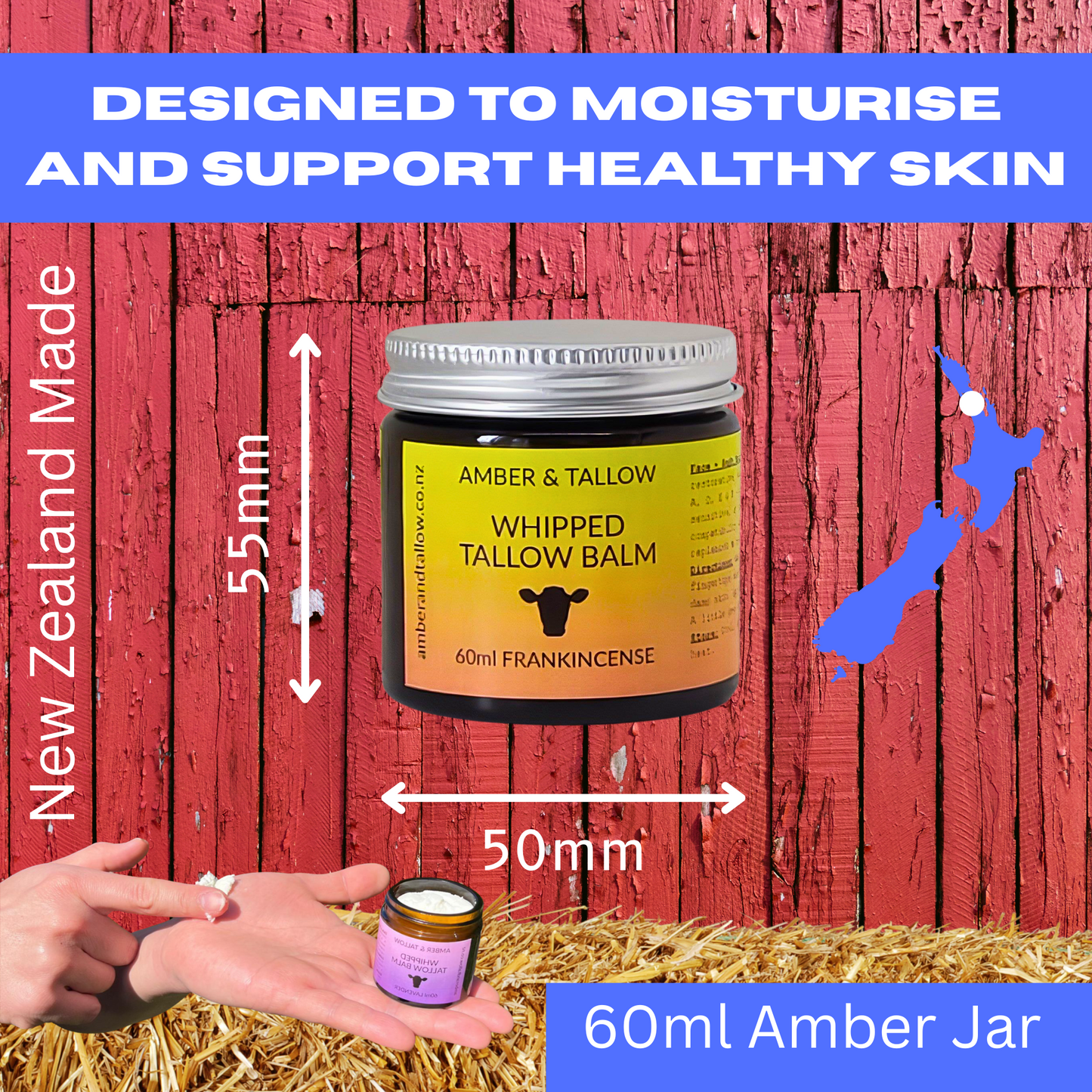 Scented Whipped Tallow Balm - NZ Made