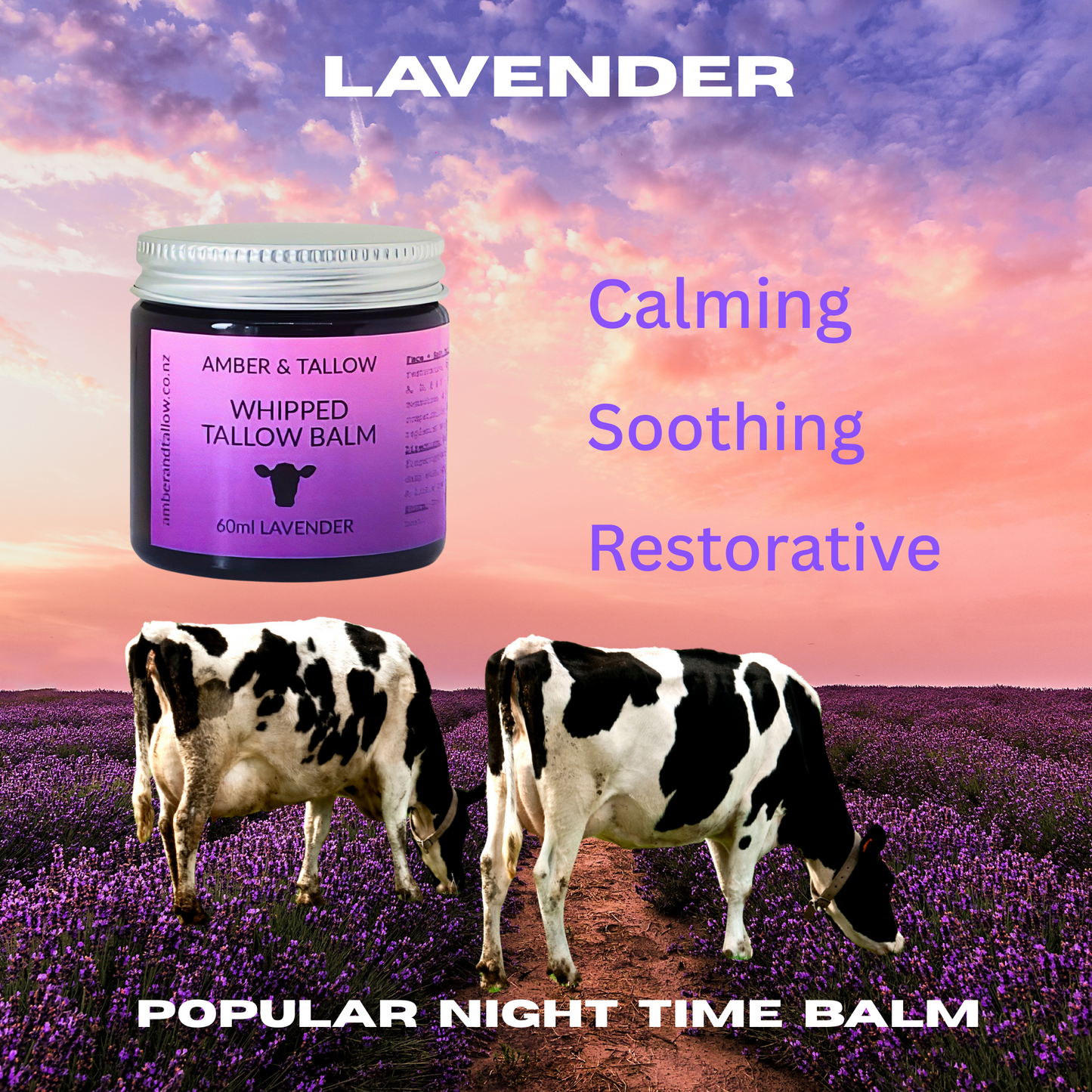 Scented Whipped Tallow Balm - NZ Made