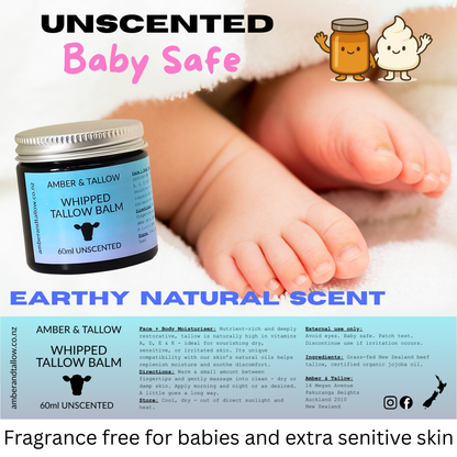 Scented Whipped Tallow Balm - NZ Made